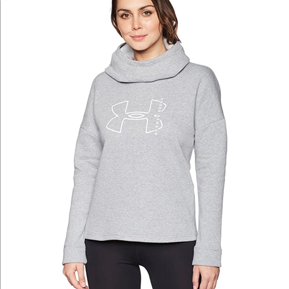 Under Armour Rival Fleece Big Logo Hoodie (Women)
